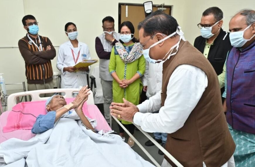 मुख्यमंत्री विष्णुदेव साय ने ज्ञानपीठ पुरस्कार से सम्मानित साहित्यकार विनोद कुमार शुक्ला के स्वास्थ्य लाभ की कामना की।