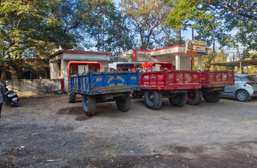 अवैध रेत उत्खनन एवं परिवहन में संलिप्त कुल 14 वाहन जब्त