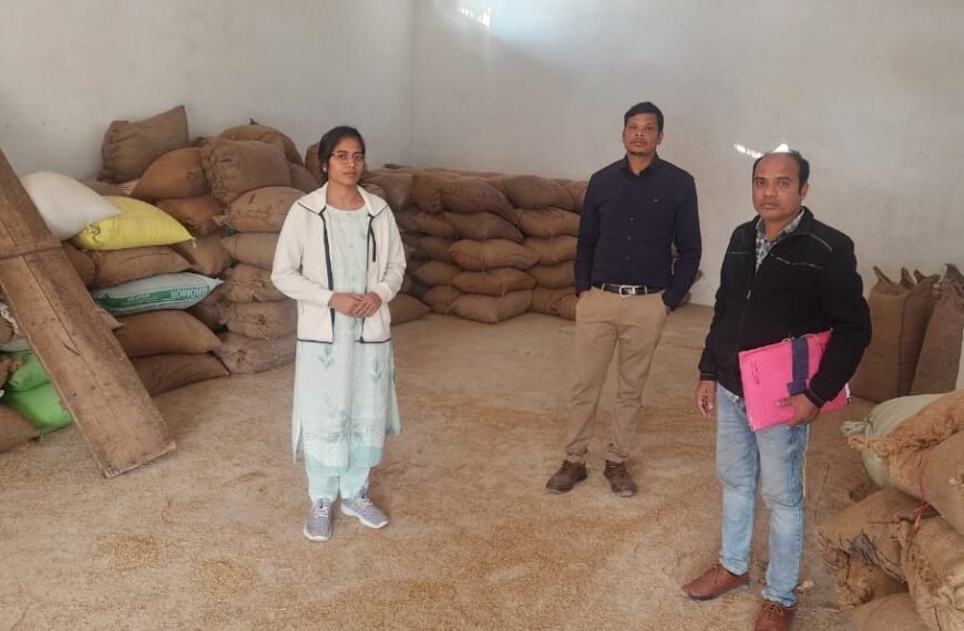 अवैध धान पर संयुक्त टीम की कार्यवाही,605 बोरी अवैध धान जब्त