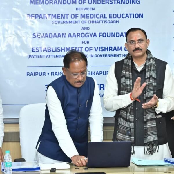 मुख्यमंत्री विष्णुदेव साय ने रायपुर साहित्य उत्सव की वेबसाइट का किया लोकार्पण