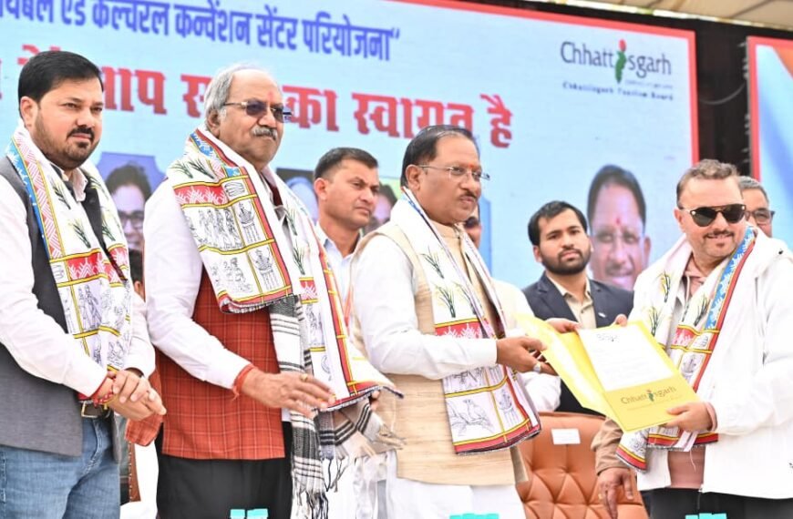 चित्रोत्पला फिल्म सिटी छत्तीसगढ़ की रचनात्मक अर्थव्यवस्था को देगी नई गति : मुख्यमंत्री विष्णु देव साय