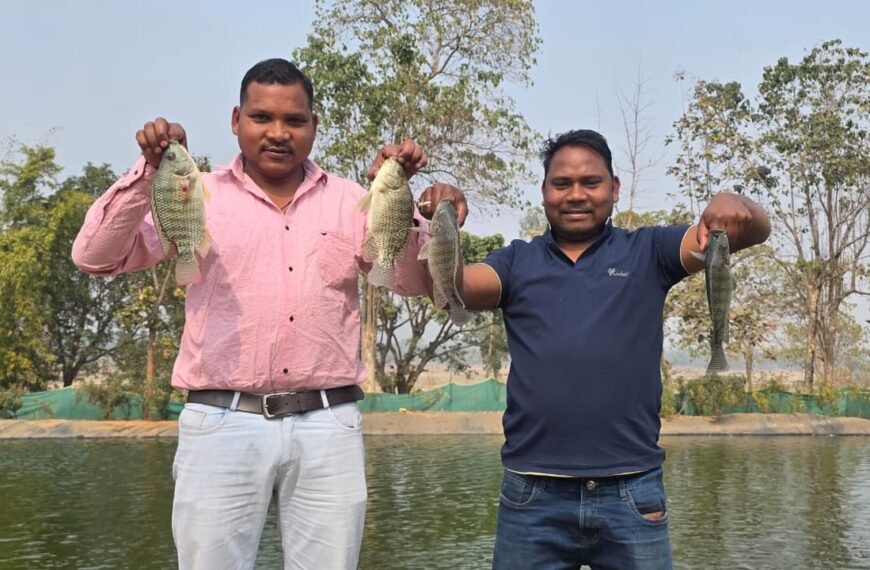 बायोफ्लॉक तकनीक से समृद्ध हो रहे किसान कैलाश पैकरा