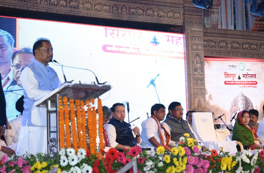 मुख्यमंत्री विष्णु देव साय ने किया तीन दिवसीय सिरपुर महोत्सव का शुभारंभ