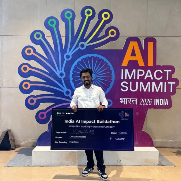 AI की दुनिया में राष्ट्रीय मंच पर लहराया छत्तीसगढ़ का परचम : इंडिया AI इंपैक्ट बिल्डथॉन में रायपुर के अनुराग मानिक और आस्था मानिक ने हासिल किया प्रथम स्थान