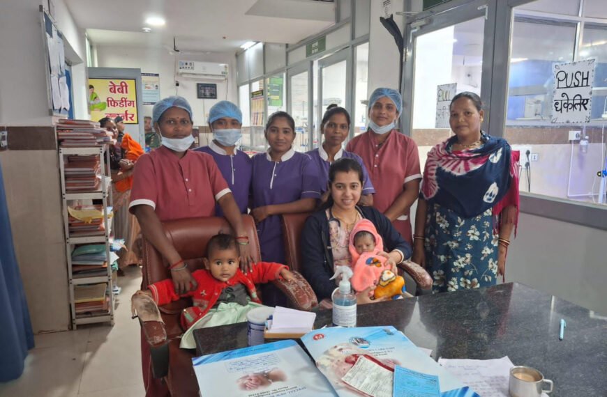 27 दिनों तक चिकित्सकों की देखभाल से नन्हीं जान को मिला नया जीवन