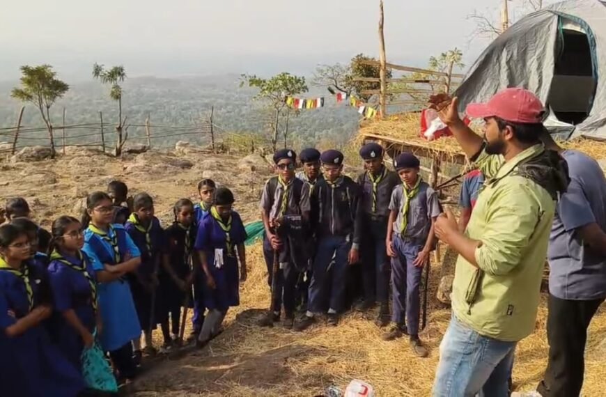 इकोवीरा इंडिया का स्काउट–गाइड्स के लिए पहला एडवेंचर कैंप,अज़ीज़ पब्लिक स्कूल की सहभागिता रही सराहनीय।