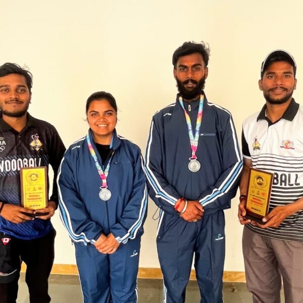 सरगुजा जिला वुडबॉल संघ के खिलाड़ियों का राष्ट्रीय मंच पर जलवा, जीते सिल्वर मेडल
