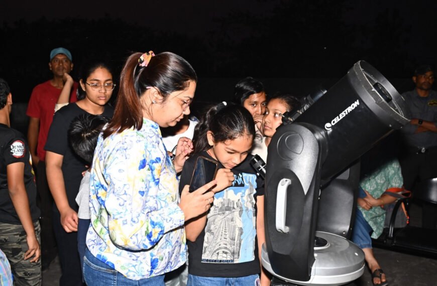 राष्ट्रीय विज्ञान दिवस पर हाइड्रो रॉकेट कार्यशाला एवं विशेष नाइट स्काई गेजिंग कार्यक्रम सम्पन्न