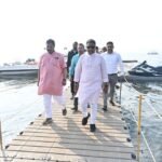 वनमंत्री केदार कश्यप ने ठेमली आईलैंड का किया निरीक्षण