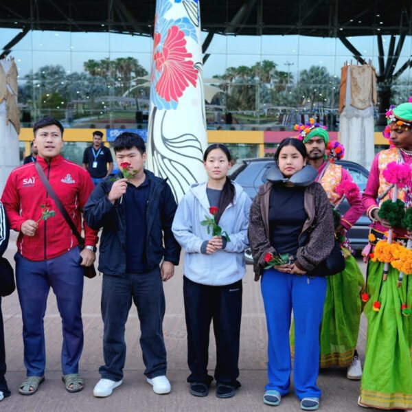 खेलो इंडिया ट्राइबल गेम्स के लिए खिलाड़ियों का छत्तीसगढ़ पहुंचना शुरू