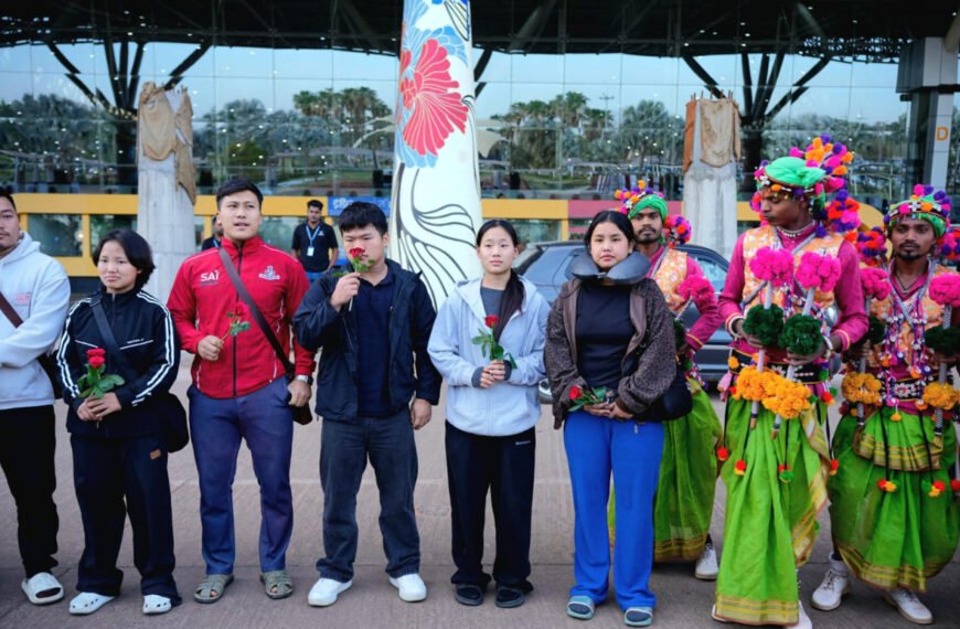 खेलो इंडिया ट्राइबल गेम्स के लिए खिलाड़ियों का छत्तीसगढ़ पहुंचना शुरू