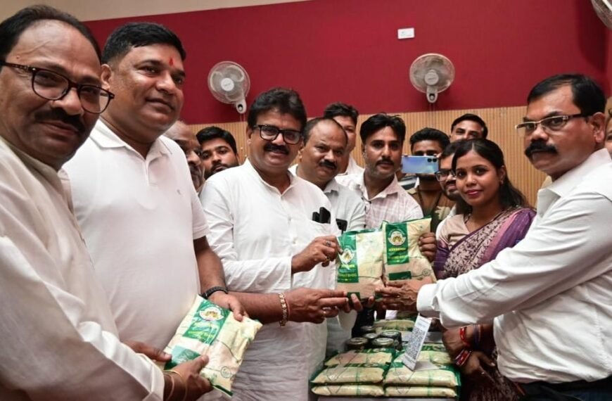 जीपीएम का ‘विष्णुभोग’ चावल बना महिलाओं की समृद्धि का नया ब्रांड, आधे घंटे में 45 हजार रुपये से अधिक की रिकॉर्ड बिक्री